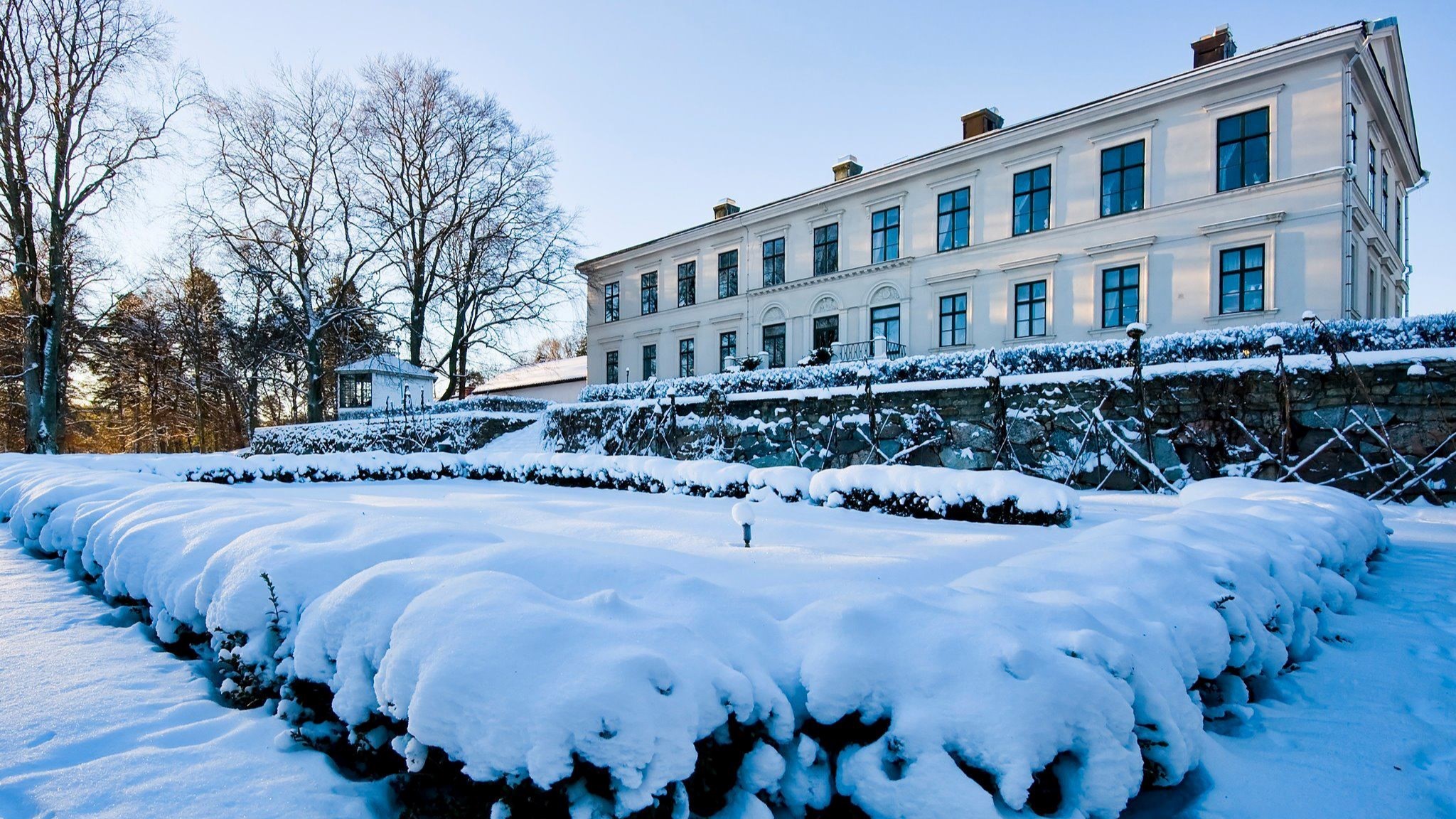 Vinterscen vid Karlslunds Herrgård
